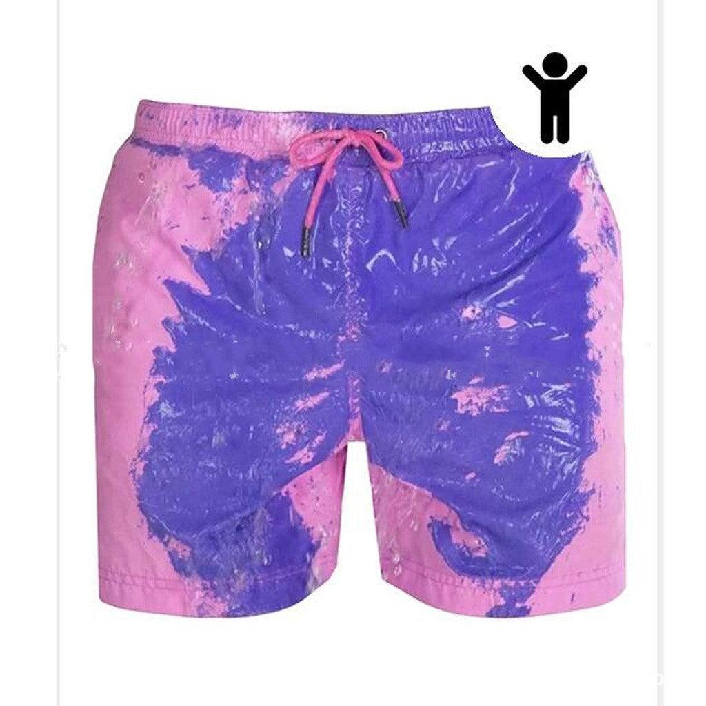 Magical Change Color Beach Shorts Summer Men Swimming Trunks Swimwear Swimsuit Quick Dry bathing shorts Beach Pant - Elite Essence Store