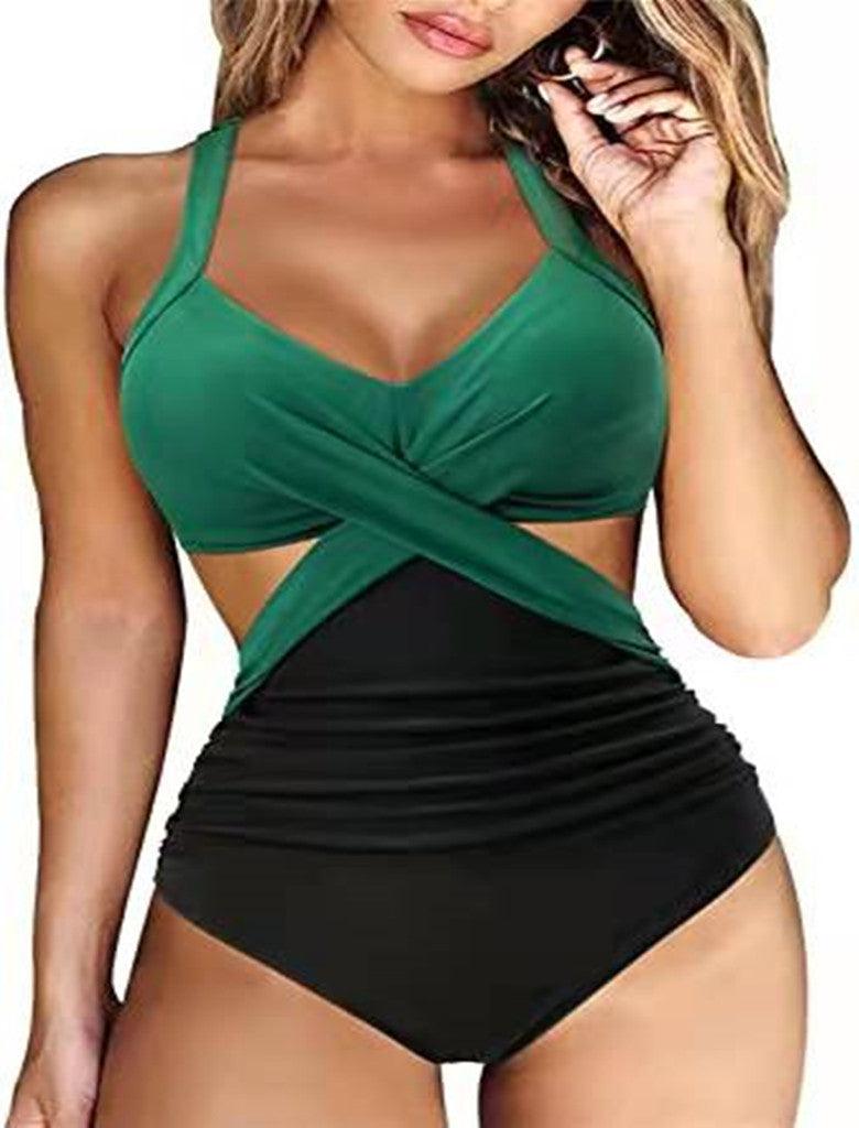 Multicolor Split Bikini Ladies Swimwear - Elite Essence Store