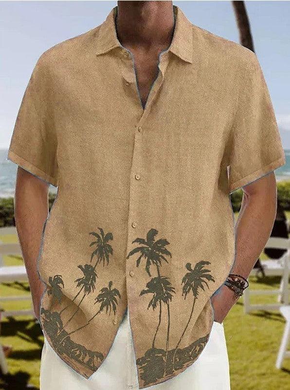 Men's Summer Fashion Trend Beach Casual Short Sleeve - Elite Essence Store