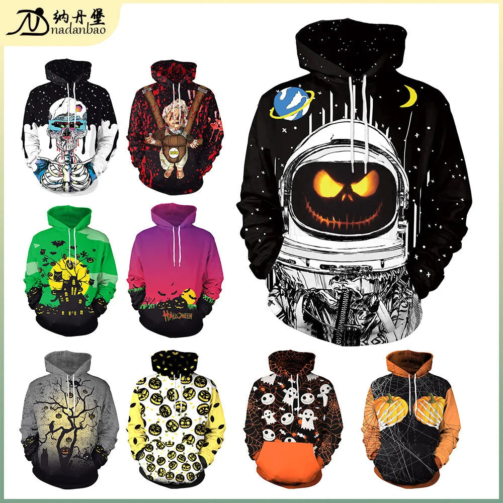 Halloween Night Party Party Stage Clothing European And American Spring New Hoodie Wholesale