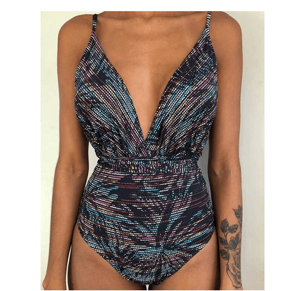 One Piece Swimsuit Backless Monokini Swimwear Women - Elite Essence Store