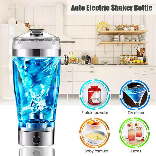 Electric Protein Shake Stirrer USB Shake Bottle Milk Coffee Blender Kettle Sports And Fitness Charging Electric Shaker Cup - Elite Essence Store