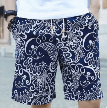 Men Linen Beach Shorts - Elite Essence Store