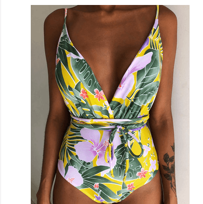 One Piece Swimsuit Backless Monokini Swimwear Women - Elite Essence Store