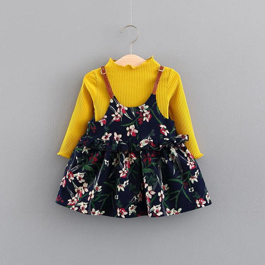 Baby Dress, Girl's Skirt, Autumn 1-2-3 Years Old Baby Clothes, Children's Clothing, A Piece Of E3087 - Elite Essence Store