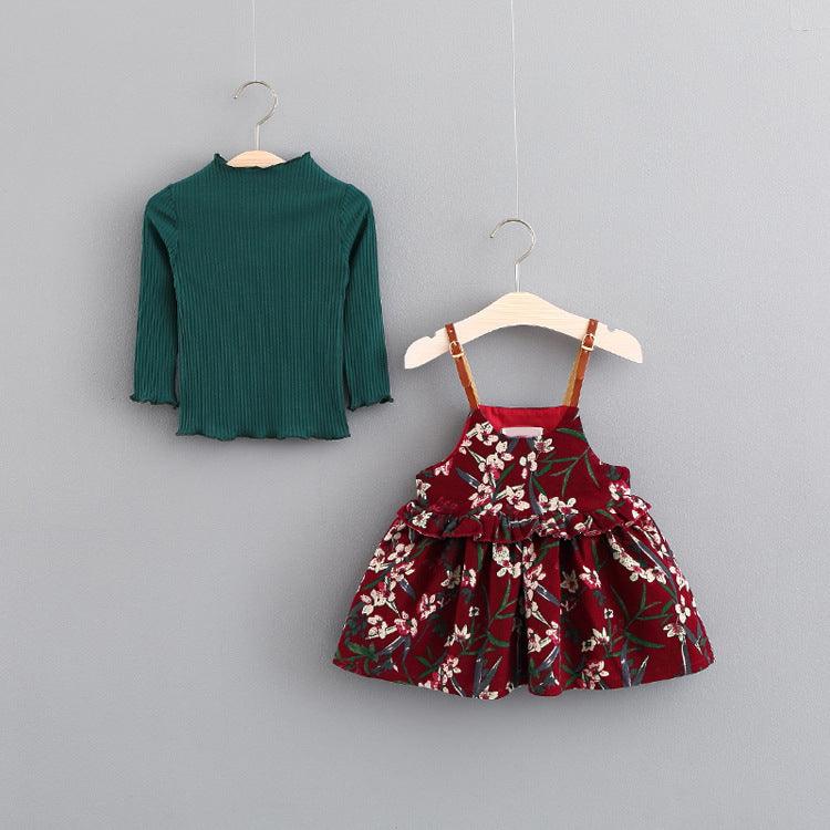 Baby Dress, Girl's Skirt, Autumn 1-2-3 Years Old Baby Clothes, Children's Clothing, A Piece Of E3087 - Elite Essence Store