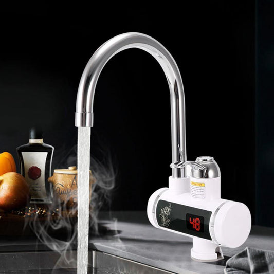 Water Heating Faucet 3000w Instant Hot Electric Faucet Water Heating Tap With LED Display EU Plug 220V Tempreature Faucet - Elite Essence Store