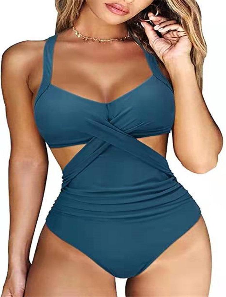 Multicolor Split Bikini Ladies Swimwear - Elite Essence Store