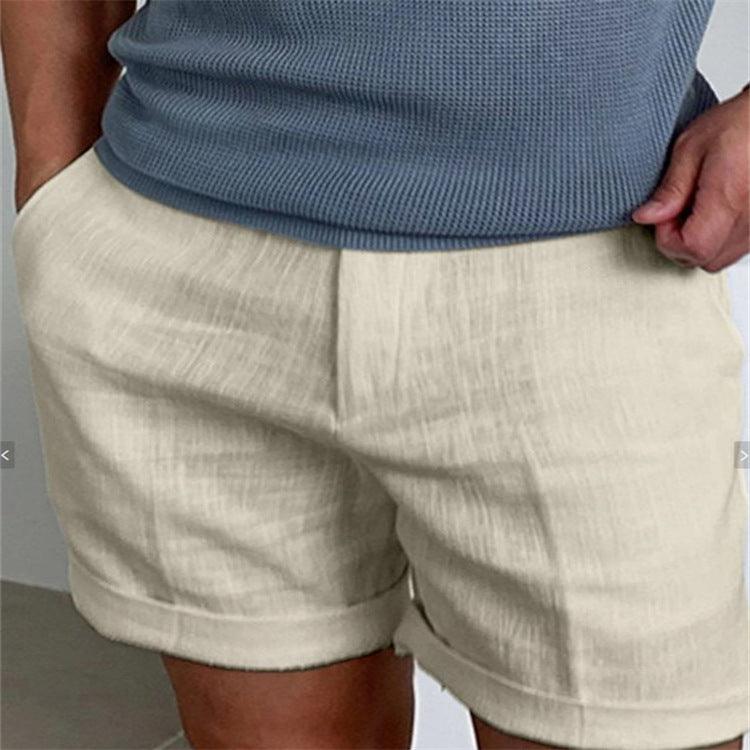 Men's Slant Pockets Pure Color Comfort Breathable Workout Shorts - Elite Essence Store