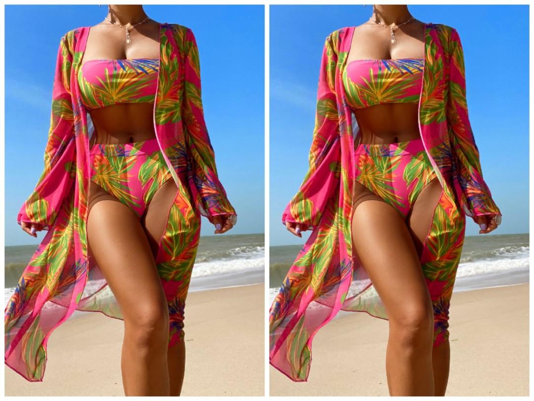 European And American Bikini Swimsuit Three-piece Suit - Elite Essence Store