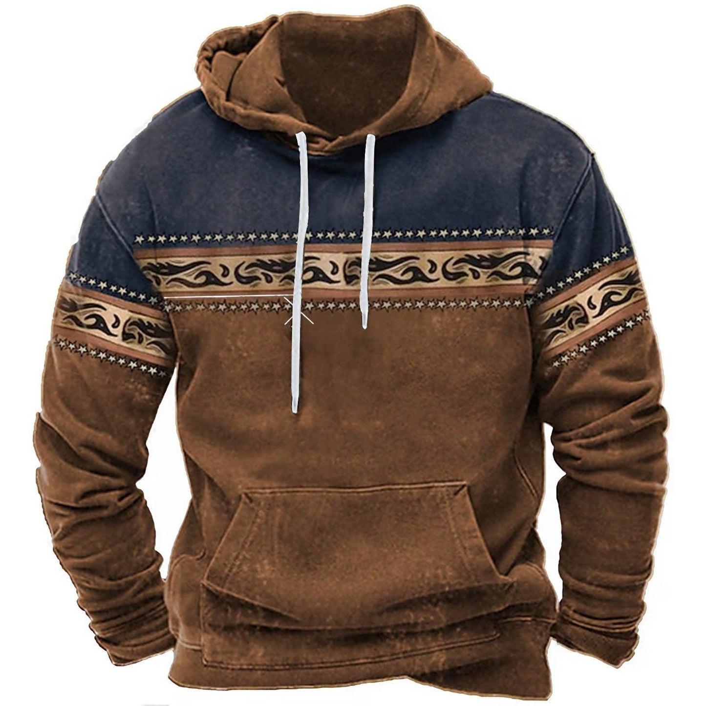 Men's Totem Plus Size 3D Printed Hoodie - Elite Essence Store