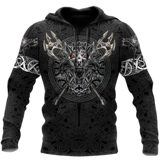 New Viking Hooded Sweatshirt Men's Hoodie - Elite Essence Store