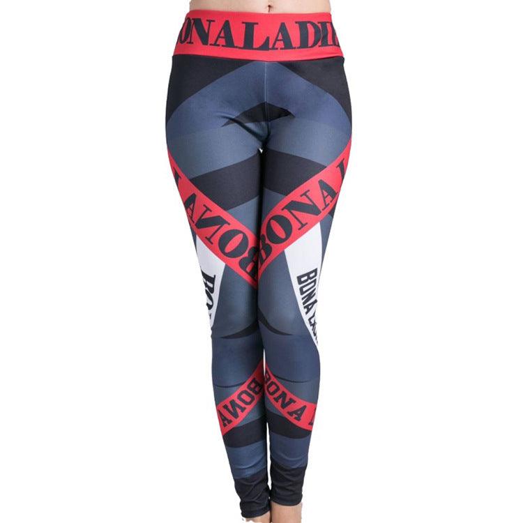 Digital Print Tight Exercise Yoga Pants - Elite Essence Store