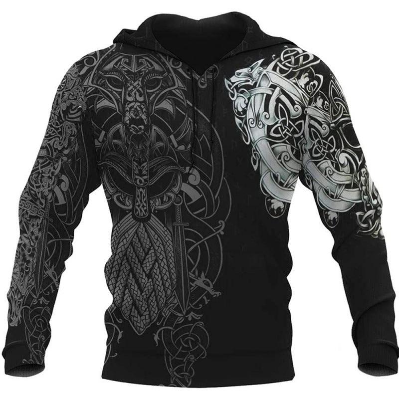 Viking Tattoo Anime Game Sweater - Elite Essence Store