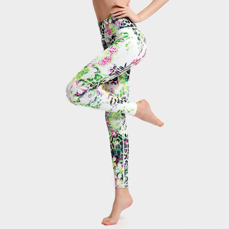 Fashion Tie Dye Leggings Women Fitness Yoga Pants Push Up Workout Sports Legging High Waist Tights Gym Ladies Clothing - Elite Essence Store