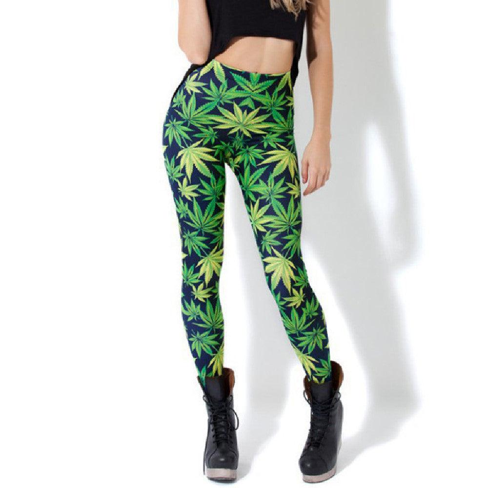 Maple Leaf Sky Digital Printing Pants - Elite Essence Store