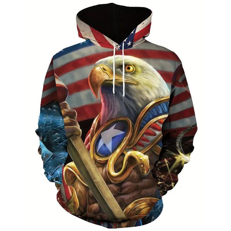 Digital Printing Men's Retro Pullover Sweater - Elite Essence Store