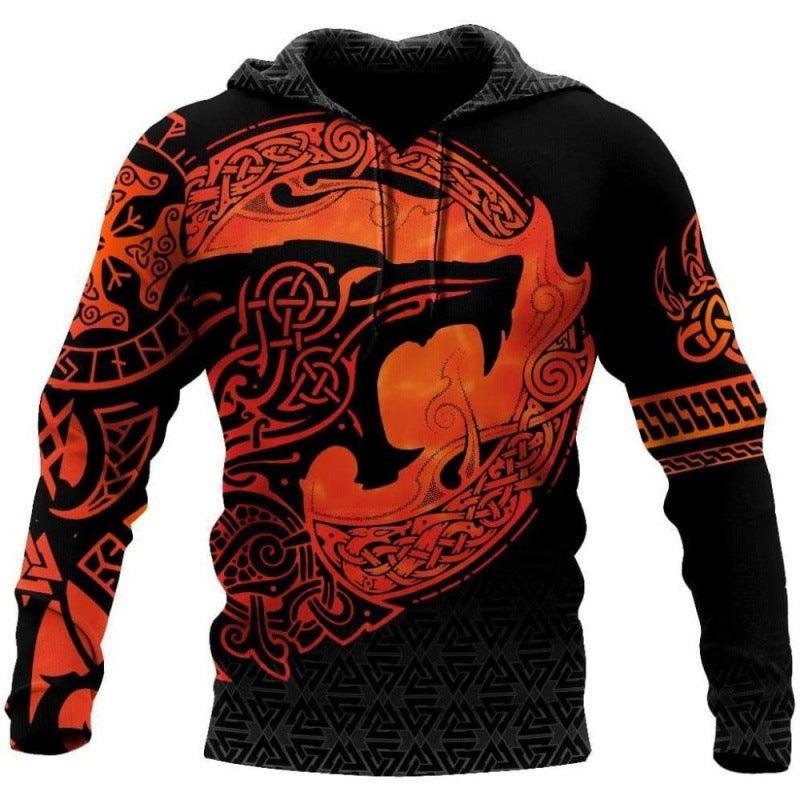 Viking Tattoo Anime Game Sweater - Elite Essence Store