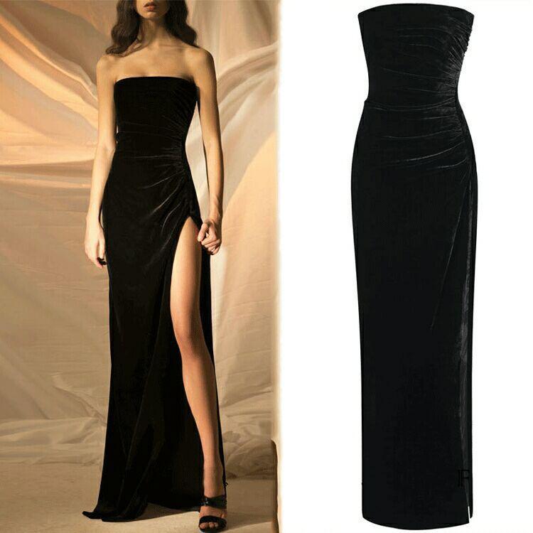 Long Skirt Party Dinner Annual Party Dress - Elite Essence Store