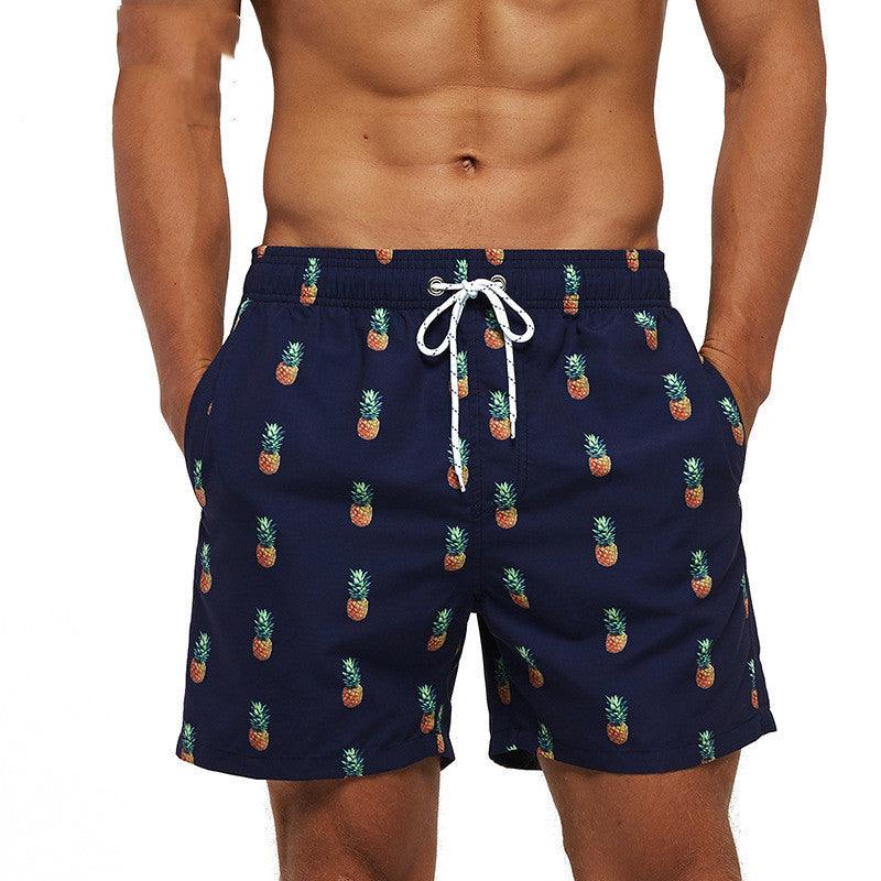 Men's Fashion Casual Loose Print Beach Shorts - Elite Essence Store