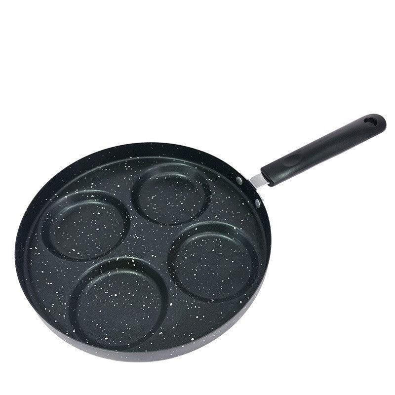 Four-hole Non-stick Small Flat Bottom Fried Egg Dumpling Pot - Elite Essence Store