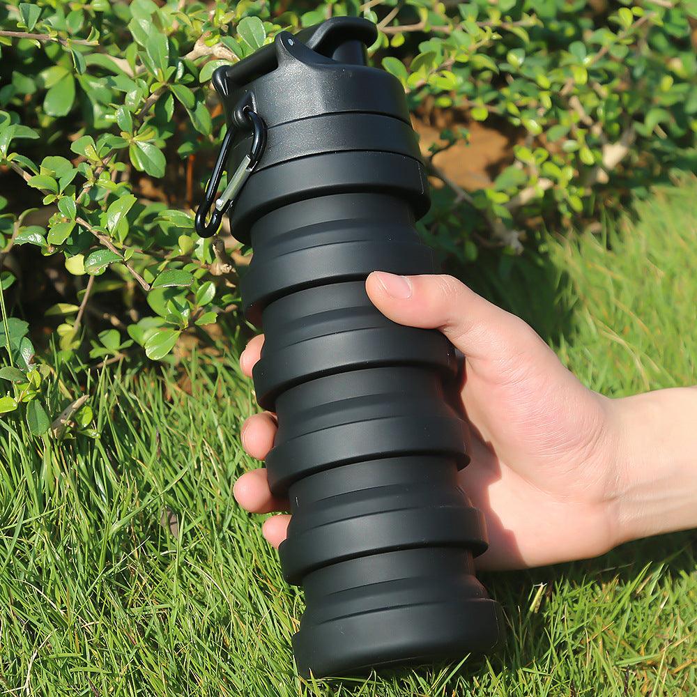 Mountaineering Outdoor Collapsible Water Bottle Water Cup - Elite Essence Store