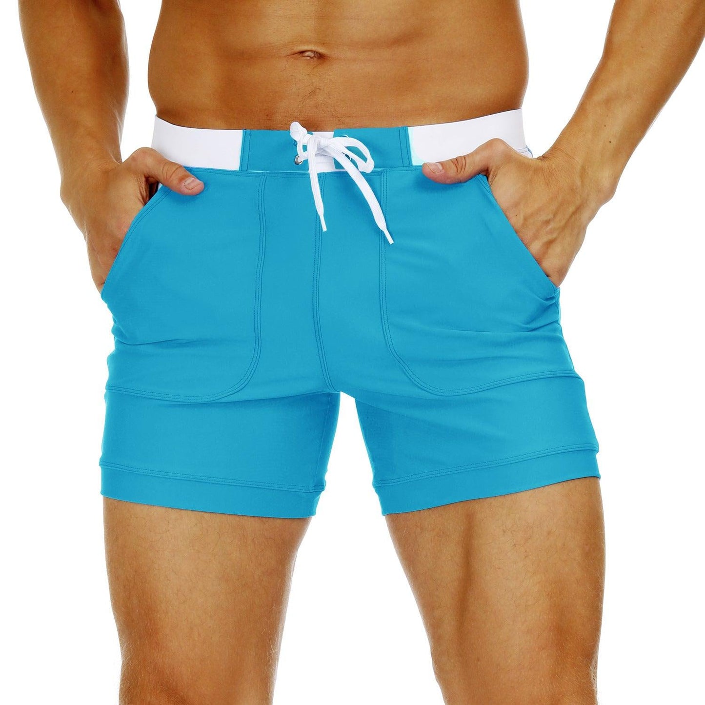 Men's Swimsuit Sexy Boxer Swim Shorts - Elite Essence Store