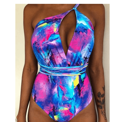 One Piece Swimsuit Backless Monokini Swimwear Women - Elite Essence Store