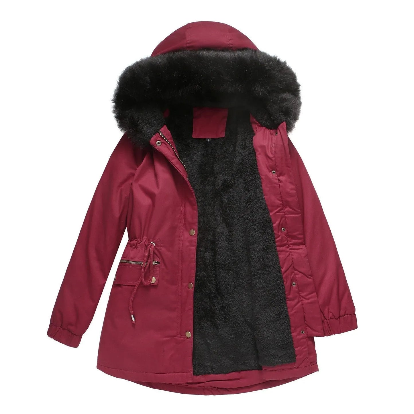 European Size Parka Workwear Cotton Coat Female