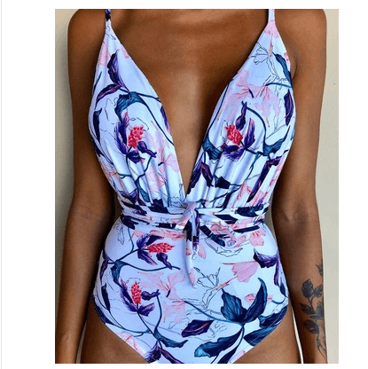 One Piece Swimsuit Backless Monokini Swimwear Women - Elite Essence Store