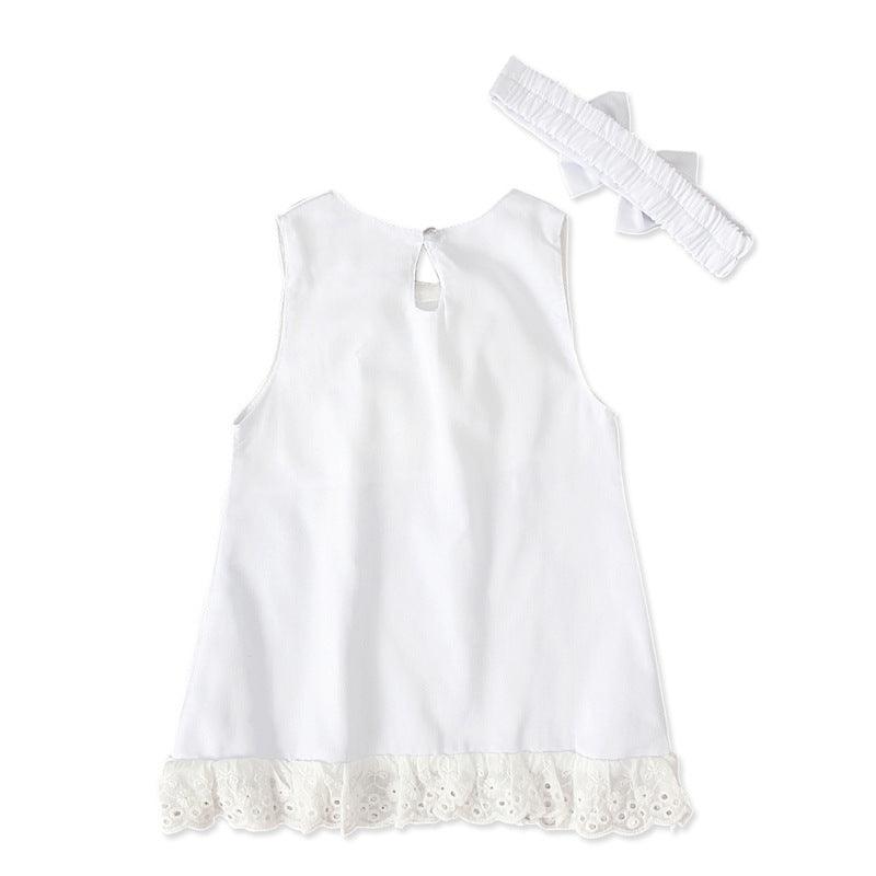 Girls baby sleeveless bow skirt - Elite Essence Store