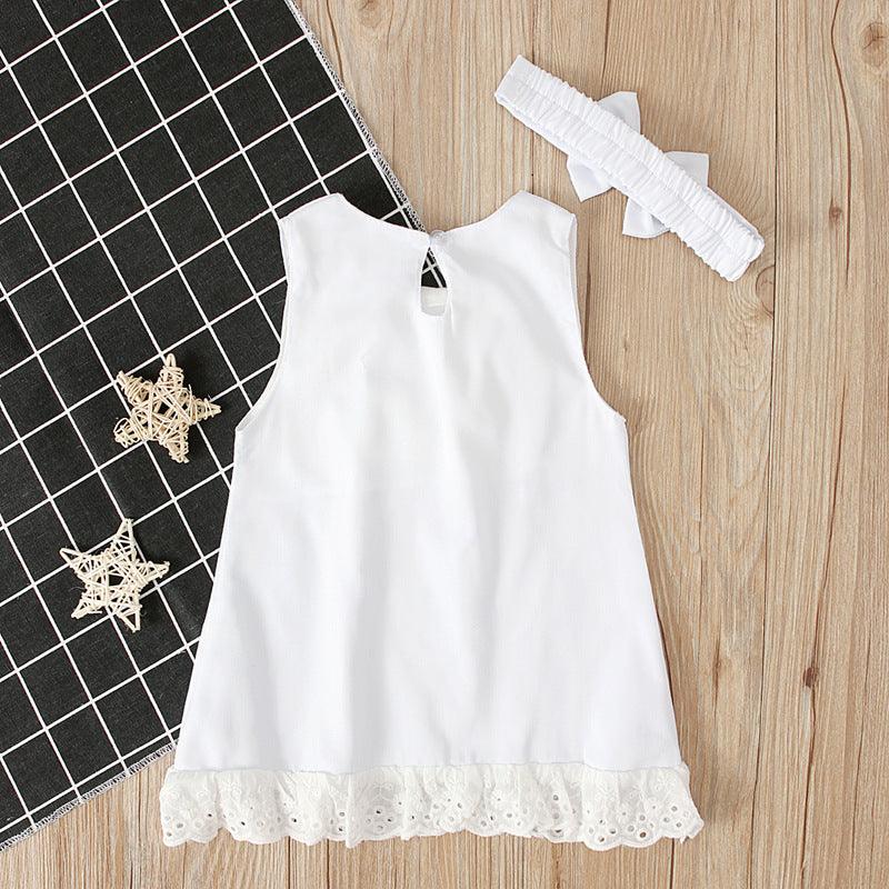 Girls baby sleeveless bow skirt - Elite Essence Store