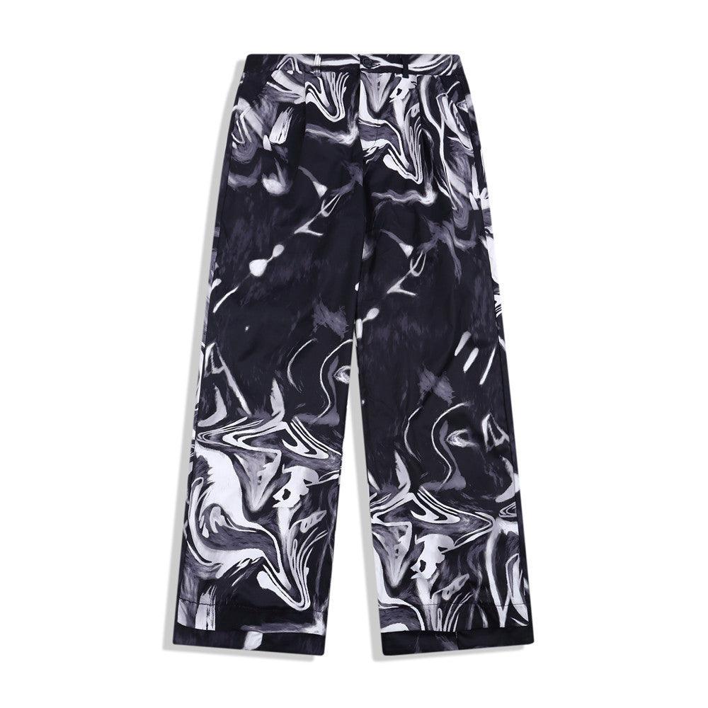 Tie Dye Pants Men's Loose Street Straight - Elite Essence Store