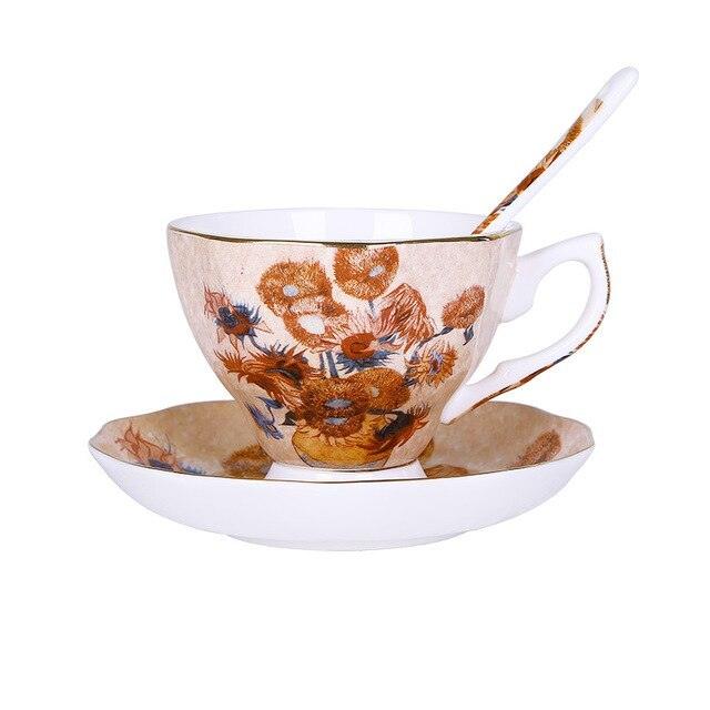 European style small luxury coffee cup ceramic mug - Elite Essence Store