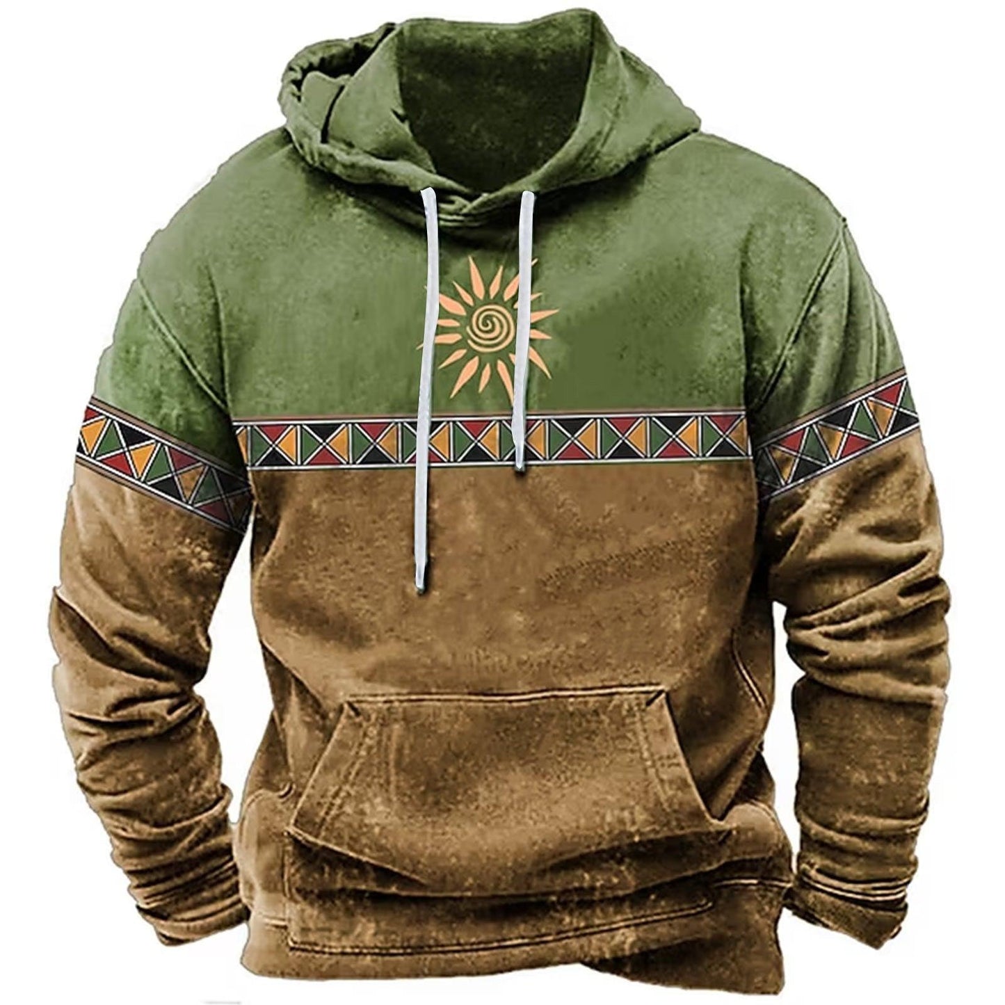 Men's Totem Plus Size 3D Printed Hoodie - Elite Essence Store