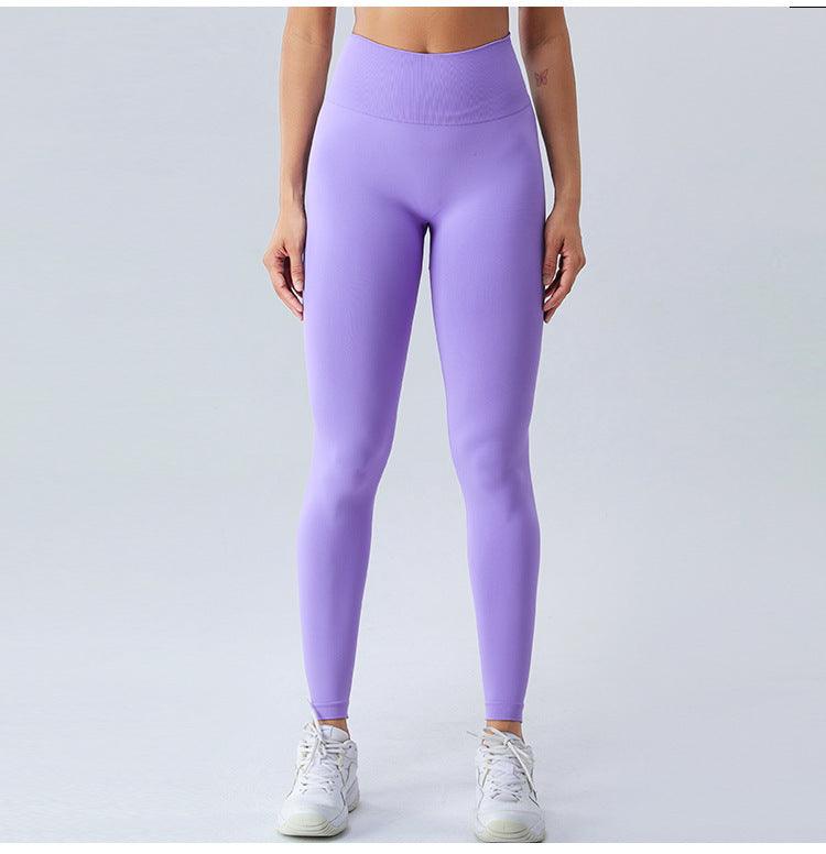 Outdoor Running Fitness Pants Women's Peach Hip Raise Seamless Sports Tights - Elite Essence Store