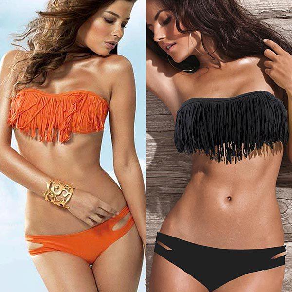 Fashion bra swimwear bikinis tassel female spa tourism suit aliexpress explosion - Elite Essence Store