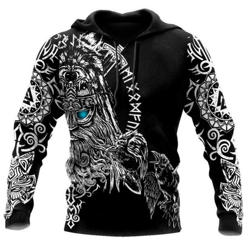 Viking Tattoo Anime Game Sweater - Elite Essence Store