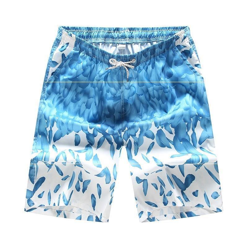 Printed Summer Men's Beach Quick Dry Shorts - Elite Essence Store