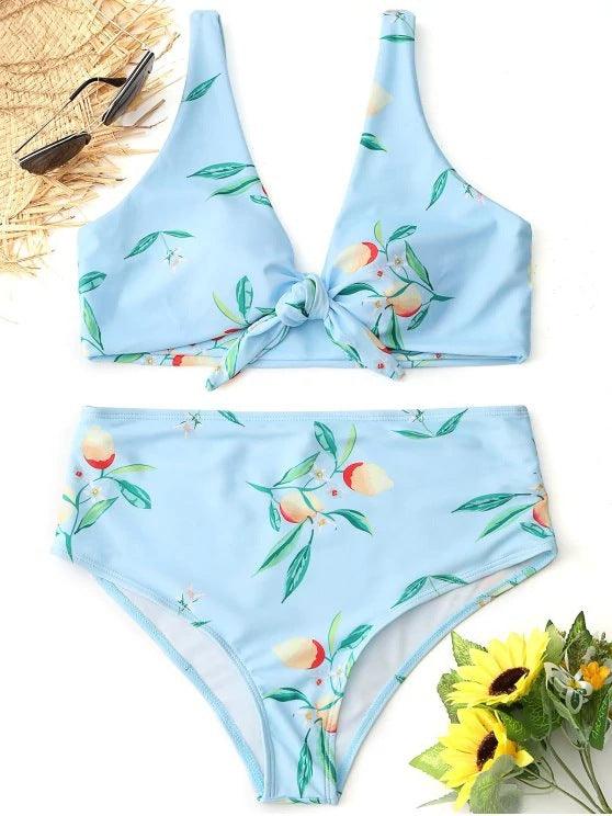 Bikini knotted double-sided swimsuit - Elite Essence Store