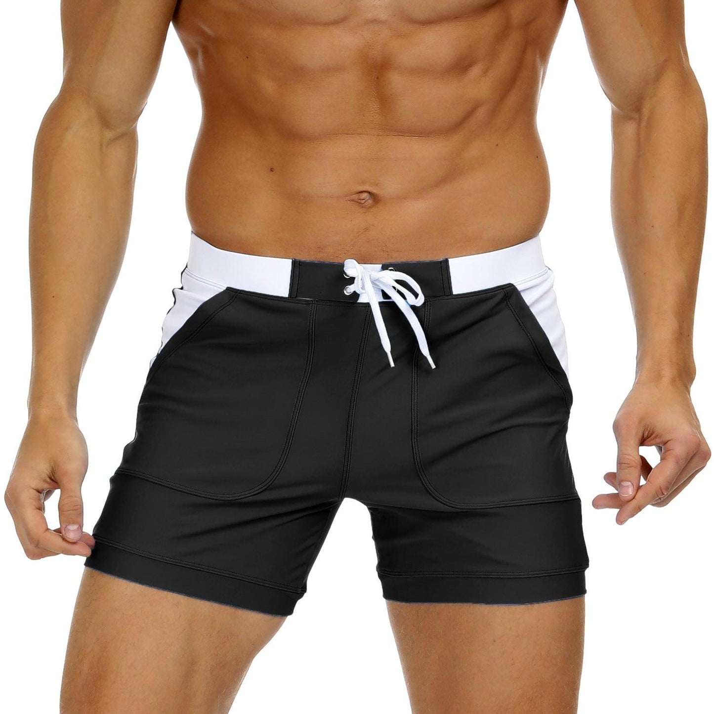 Men's Swimsuit Sexy Boxer Swim Shorts - Elite Essence Store