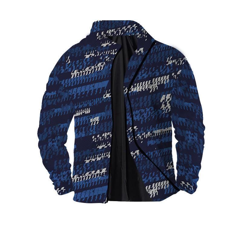 Men's Twill Digital Printing 3D Zipper Jacket - Elite Essence Store