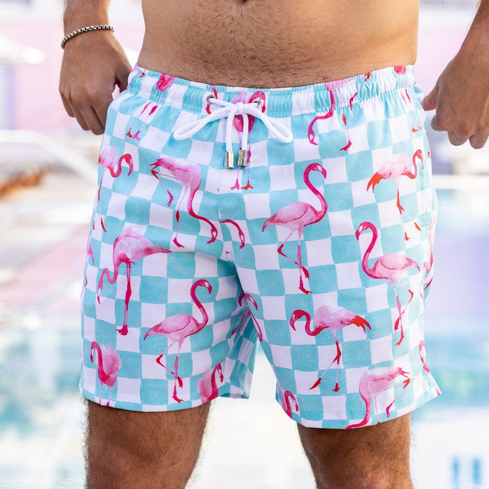 Men's Printed Loose Hot Springs Casual Beach Shorts - Elite Essence Store