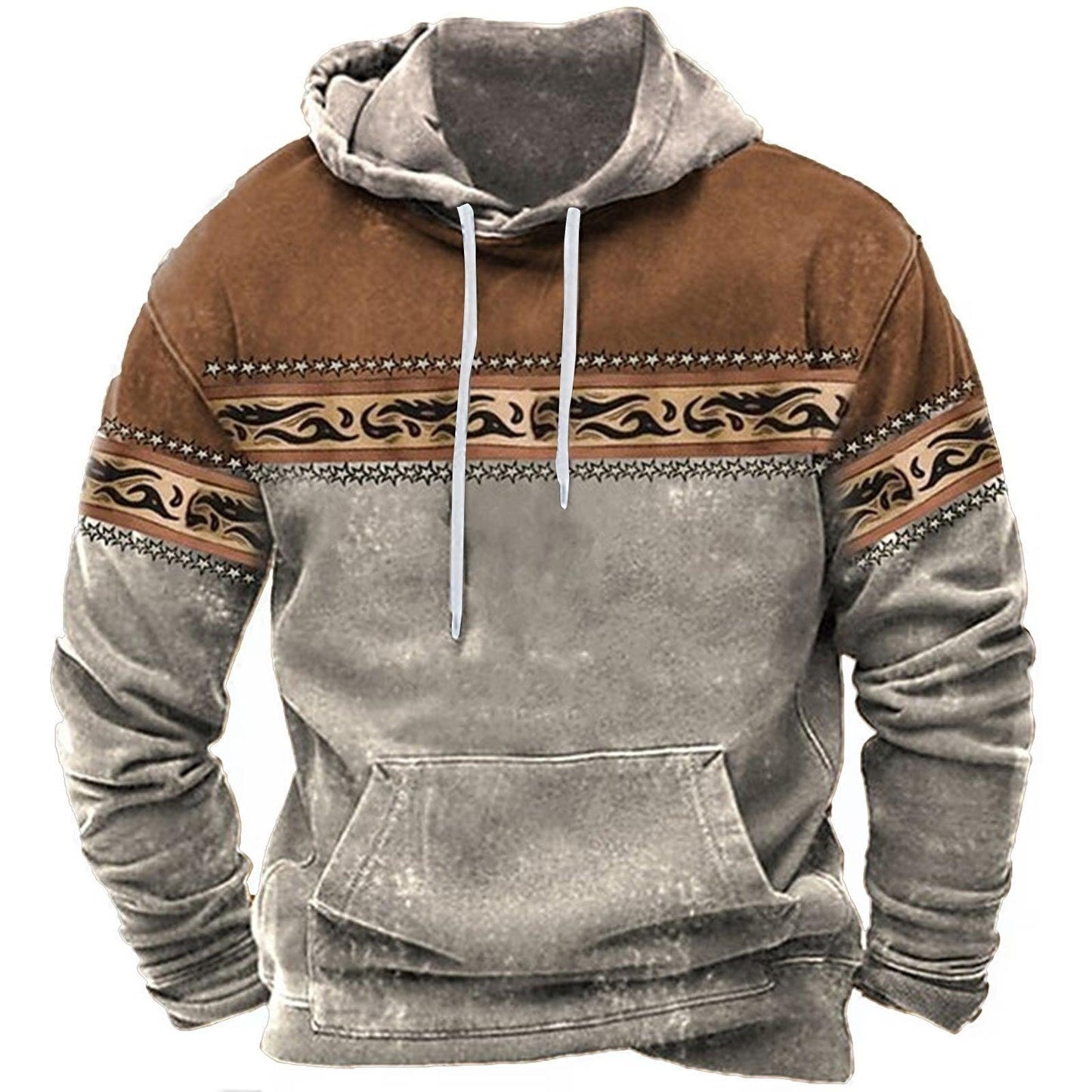 Men's Totem Plus Size 3D Printed Hoodie - Elite Essence Store