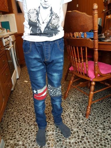 Boy patchwork jeans - Elite Essence Store