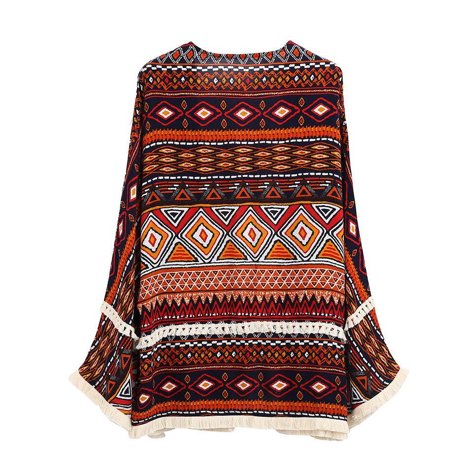 Printed beach cardigan - Elite Essence Store