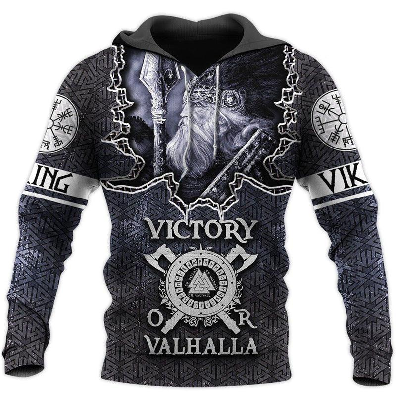 New Viking Hooded Sweatshirt Men's Hoodie - Elite Essence Store