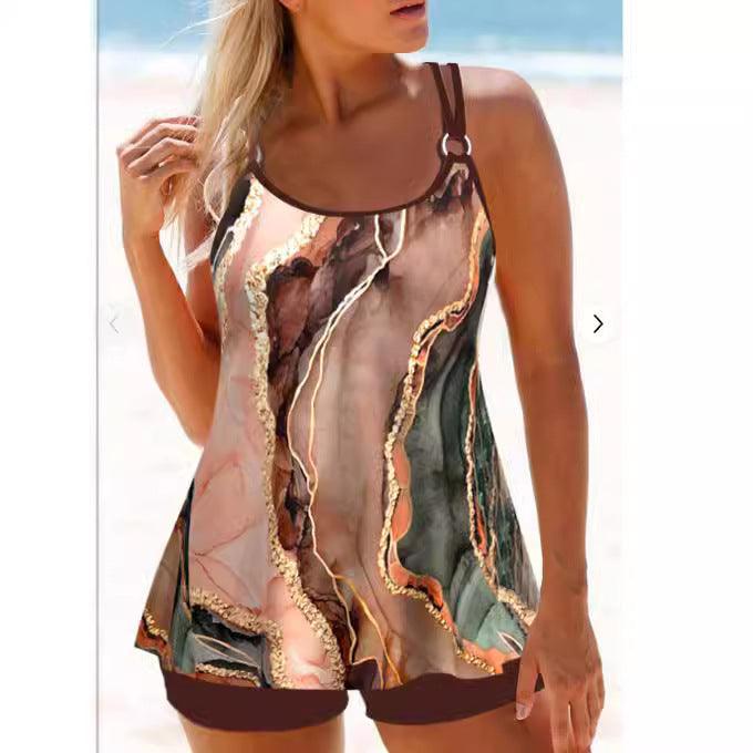 Customized Printing Metal Ring Double-shoulder Strap Backless Sexy Sling - Elite Essence Store