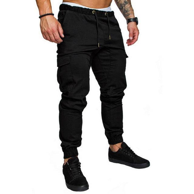 Men's Long Jogging Multi-pocket Trousers - Elite Essence Store