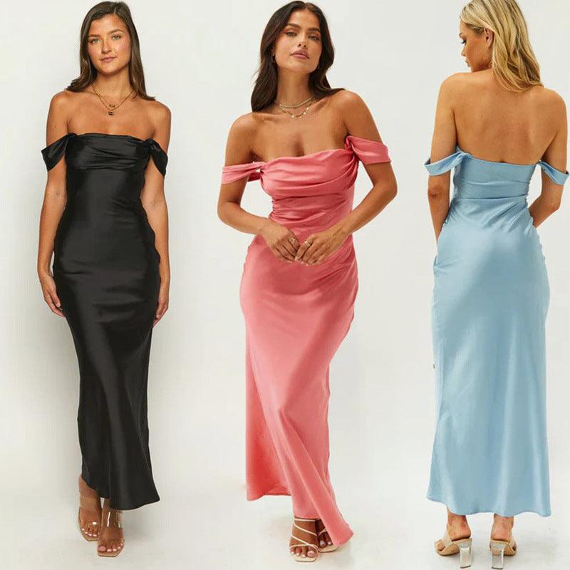 Hip Backless Women's Clothing Long Dress - Elite Essence Store
